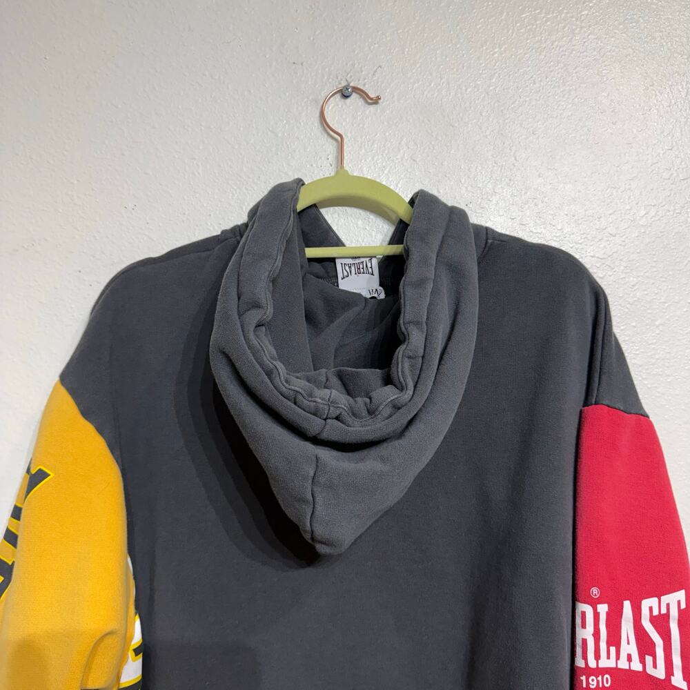 Zara x Everlast Colorblock Graphic Hoodie Pullover Sz M - Picture 10 of 14